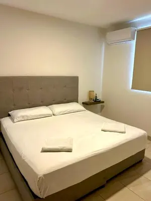 Cama o camas de una habitación en Vista al mar, Alberca, Netflix, Playa - Facturamos
