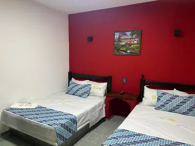 Cama o camas de una habitación en Hotel Jar8 Bule