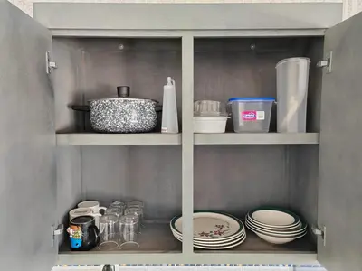 Una cocina o zona de cocina en Departamento amplio con hermosa vista