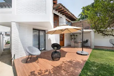 Jardín al aire libre en Casa Naâmja
