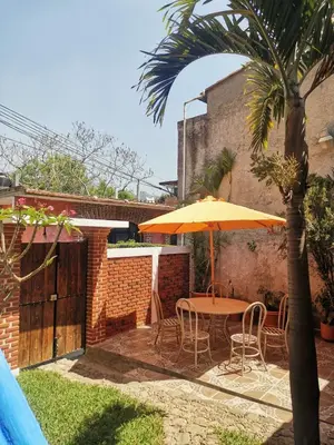 Jardín al aire libre en Azomalli