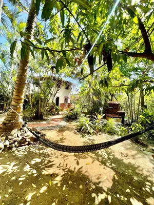 Jardín al aire libre en El Eden Escondido