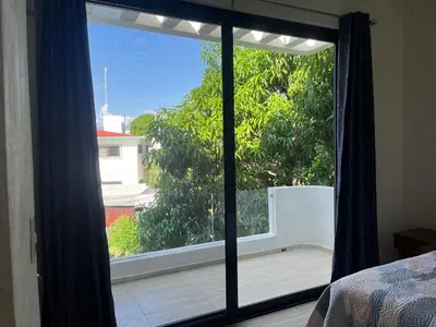 Un balcón o terraza de Departamento Marsopas a 5 minutos a pie de Bahía Carrizalillo!!! 5