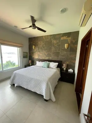 Cama o camas de una habitación en Oceanview Punta Arrocito Luxury Condo, Near Arrocito Beach