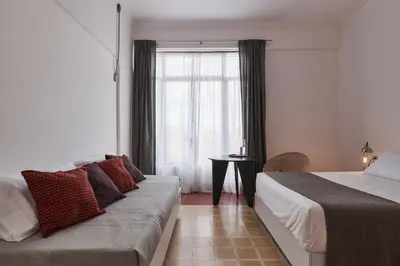Cama o camas de una habitación en Posada Independencia