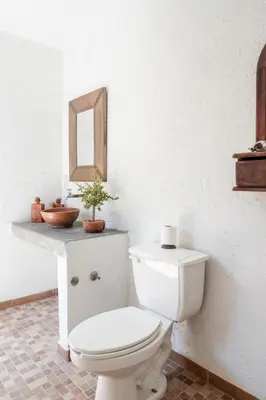Un baño de Casa Vista a la Montaña Tlayacapan