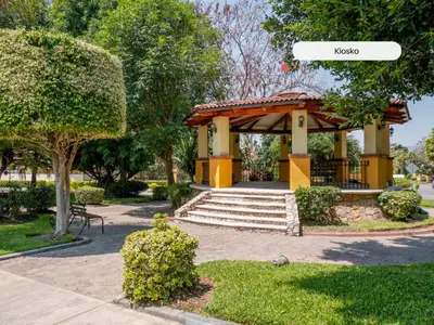 Jardín al aire libre en Bella Residencial Arco Antiguo Yautepec