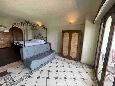 Cama o camas de una habitación en Beautiful apartment fully restored after OTIS in Acapulco Diamante