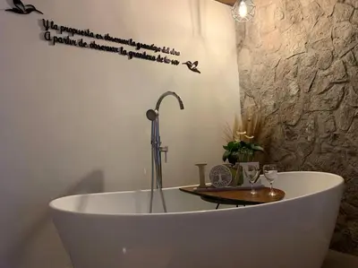Un baño de Hermoso departamento en Val’Quirico Loft Frontana