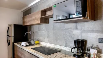 Una cocina o zona de cocina en Casa Solsticio 212