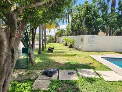 Jardín al aire libre en Casa El Amate