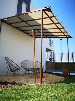 Jardín al aire libre en Dafi´s House (Exclusivo con jardín)