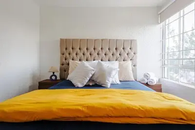 Cama o camas de una habitación en Estadio GNP, Foro Sol, Autódromo Ciudad de México