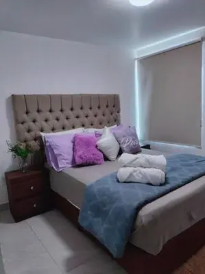 Cama o camas de una habitación en Estadio GNP, Foro Sol, Autódromo Ciudad de México