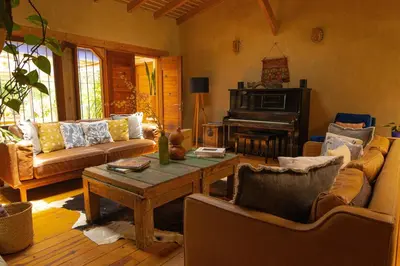 Zona de estar de El EQUIMITE HOTEL BOUTIQUE