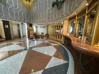 El vestíbulo o zona de recepción de HOTEL MARQUES DEL PEÑON