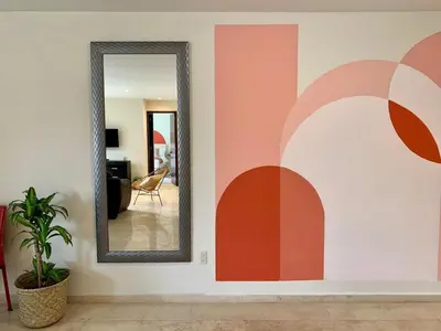 Plano de Urban Classic CDMX 2BD 4PAX// Céntrico con balcón