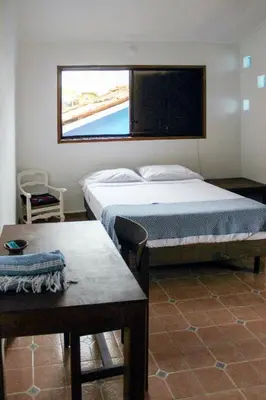 Cama o camas de una habitación en Casa Azul