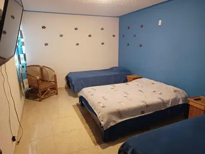 Cama o camas de una habitación en Luxos Casa Residencial Privada
