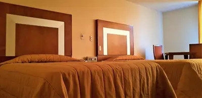 Cama o camas de una habitación en Hotel Finisterre