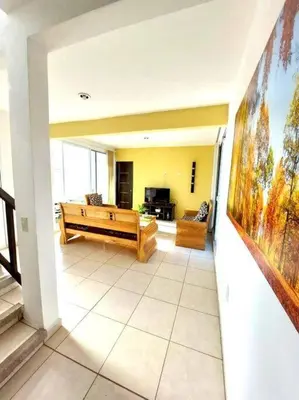 Zona de estar de Casa con alberca climatizada en Cuautla Morelos