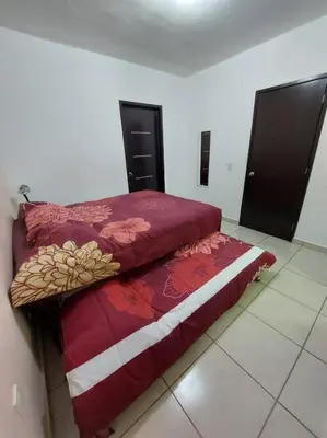 Cama o camas de una habitación en Casa con alberca climatizada en Cuautla Morelos