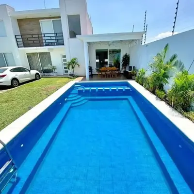 Casa con alberca climatizada en Cuautla Morelos