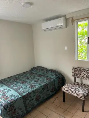 Cama o camas de una habitación en Departamento centro de Boca del Río