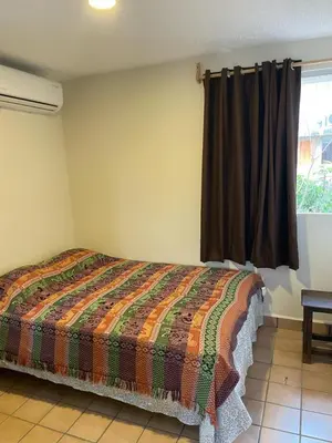 Cama o camas de una habitación en Departamento centro de Boca del Río